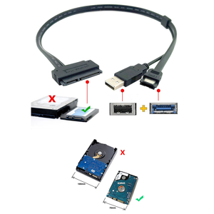 Ổ đĩa cứng 2.5 inch <span class=keywords><strong>SATA</strong></span> 22-Pin để dữ liệu <span class=keywords><strong>Esata</strong></span> + Cáp hỗ trợ <span class=keywords><strong>USB</strong></span> 50cm - Product Image 6