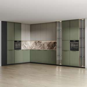 KEJIA Gabinete de <span class=keywords><strong>cocina</strong></span> de alto brillo de estilo italiano Juego de <span class=keywords><strong>cocina</strong></span> completo superbrillante de lujo moderno con electrodomésticos - Product Image 2