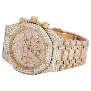 High End Iced Out Moissanite Diamond <b>Watch</b> VVS Trending Best Seller Hot Sale Hip Hop Bling Statement Men Luxury Premium - Product Image 3