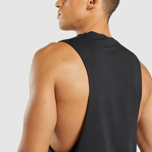 Meilleure qualité 2025 Logo personnalisé hommes Fitness débardeur Stonewashed Polyester sport Muscle musculation Gym course unique - Product Image 2