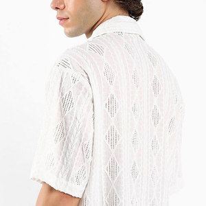 Camisas con cuello cubano transpirables y cómodas para hombre, ropa al precio más bajo, camisas con cuello cubano para hombre - Product Image 5