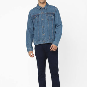 Chaqueta Vaquera de Invierno para Hombre, Nuevo Diseño, Servicio OEM Personalizado, Transpirable, Color y Logotipo Personalizables, Estilo Único, Hecho a Medida - Product Image 4