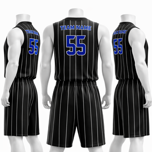 ORHA INTERNATIONAL Conjunto de Uniforme de Baloncesto Personalizado, Jersey y Pantalones Cortos Transpirables, 100% Poliéster, Nombre y Número Ajustables, Colores Personalizados - Product Image 5