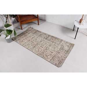 พรมวินเทจตุรกี ขนาด 2.6x5.2 ฟุต สีเทาไล่เฉด - Product Image 2