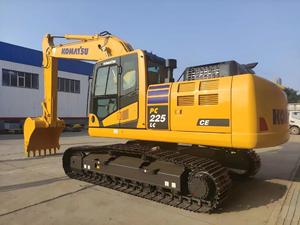 Excavadora de cadenas PC225LC amarilla, máquina hidráulica de movimiento de tierras, equipo de construcción de servicio pesado, caja de cambios, PLC, rodamientos - Product Image 5