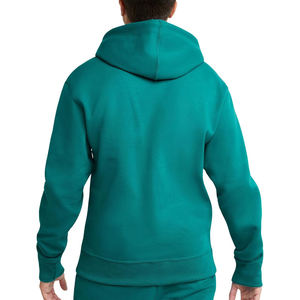 Pulls à capuche à manches longues grande taille pour hommes Logo personnalisé Vente en gros de coton biologique de couleur unie unique pour l'hiver - Product Image 4