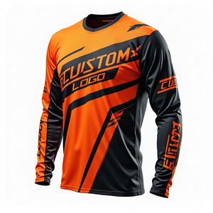Jersey de Motocross Sublimado Personalizado de Manga Larga para Hombre, Cómodo, Transpirable y Resistente al Viento para Deportes de ATV, Bicicleta y Motocicleta - Product Image 6