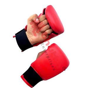 Offre Spéciale gants de karaté meilleure qualité logo personnalisé traditionnel karaté or cuir de vachette prix de gros gants de karaté - Product Image 1