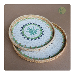 Natural Rattan <b>Trays</b> Custom Size Wood <b>Kitchen</b> <b>Trays</b> Competitive Prices Genuinely Exported From Vietnam - Product Image 2