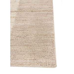 พรมขนสัตว์ทอมือลาย Contour Ivory ผ้าฝ้ายออร์แกนิก พรมปอกระเจาทำมือลาย Jacquard ลายทางสำหรับห้องโถง รูปทรงสี่เหลี่ยมผืนผ้า ขนาด 9x12 นิ้ว รุ่น Hwl-335 - Product Image 4