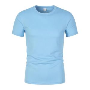 Premium décontracté plaine respirant hommes T-shirts été 100% coton biologique t-shirts haute qualité personnalisé col rond t-shirts - Product Image 2