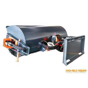 WIG SQ1550550 Balai d'angle à 72 degrés pour mini-chargeur, pour usage extérieur et patio - Product Image 3