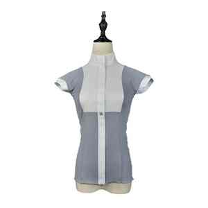 Camisa de Equitación de Manga Corta para Mujer, de Alta Calidad, Tejido Premium de Lujo, Aspecto Elegante, Secado Rápido - Product Image 2