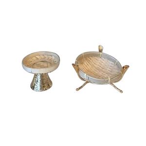 Support de service de tasse de gâteau à plusieurs niveaux de style unique Produit de vente chaud Serveur de gâteau aux fruits pour la célébration des fêtes de Noël d'anniversaire - Product Image 1