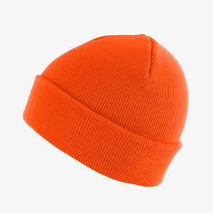 Gorro de punto a cuadros de algodón 100% con logotipo personalizado, gorro de esquí de moda, gorros de invierno de alta calidad para adultos, gorros con puños - Product Image 6