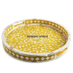 Vajilla de forma redonda, bandeja de Chocolate de diseñador hecha a mano, superventas, artículos para restaurante y Hotel, venta al por mayor, bandeja de Chocolate nueva de lujo - Product Image 3