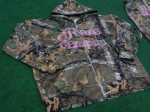 เสื้อฮู้ดดี้ซิป ลายพรางต้นไม้สไตล์วินเทจ ผ้าฝ้าย 100% คุณภาพสูง พิมพ์ลายดิจิทัลตามสั่ง ทรงโอเวอร์ไซส์ ใส่ได้ทั้งชายและหญิง สำหรับฤดูหนาว - Product Image 2