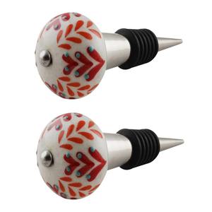 จุกขวดเซรามิกจุกปิดขวดไวน์แตงโมพระอาทิตย์ตกฝาขวดแก้วสำหรับรายการบาร์และอุปกรณ์เสริมของขวัญสำหรับนักดื่ม - Product Image 6