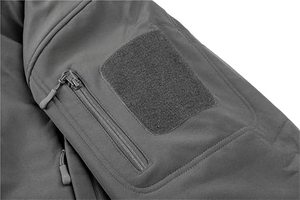 Veste Softshell Légère pour Hommes en Gros, Coupe-Vent Imperméable avec Doublure Polaire, Manteau de Randonnée en Toile Teinte Uni - Product Image 6