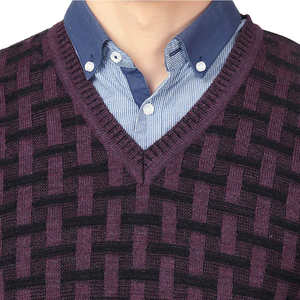 Pulls pour hommes fabriqués au Pakistan, pulls légers pour hommes, pulls à col en V pour hommes, design personnalisé - Product Image 5