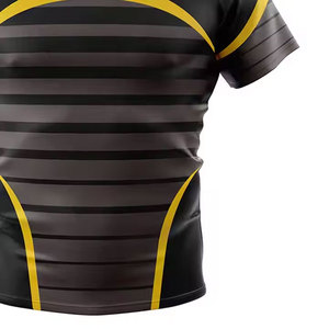 Vente en gros de maillot de rugby de haute qualité, vêtements de football légers et respirants, meilleure chemise de rugby de sport imprimée par sublimation de grande taille - Product Image 4