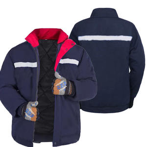 Overol de Trabajo Resistente al Invierno con Cinta Reflectante, Protección Laboral, para Taller, Reparación de Maquinaria, a Prueba de Frío, Cálido, Imprimible - Product Image 6