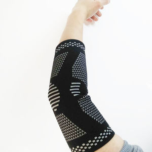 Offre Spéciale Logo personnalisé Gym Cuivre Tricot Coude Compression Manches Néoprène Fitness Brace pour Haltérophilie Qualité Garantie - Product Image 3