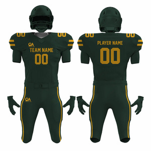 2025 nouveaux hommes équipe uniforme maillot de Football américain cousu Logos chemises brodées jeunes enfants vêtements de sport uniformes de Football - Product Image 2