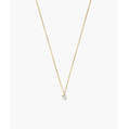 Collar de Cristal de Zafiro Redondo Cultivado en Laboratorio, Elegante Colgante de Zafiro Redondo en una Cadena Resistente - Product Image 3