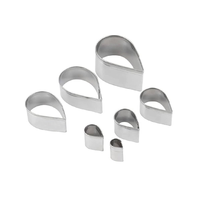 Décoration de gâteau en métal Glaçage Tuyauterie Buse Pointe en acier inoxydable ronde mousse gâteau Produit de vente chaude