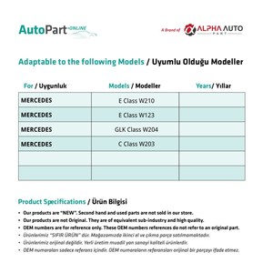 คลิปหนีบฮู้ดสำหรับ W210คลาส Mercedes E ชิ้น W123-50 - Product Image 3