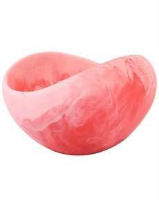 Bol de service en résine de couleur personnalisée pour la maison, l'hôtel, la table à manger, bol à salade décoratif en résine, qualité supérieure, bol à fruits en résine tourbillonnée - Product Image 3