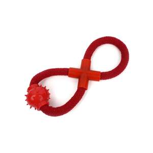 Durable Plastic Pull and Pull <b>Rope</b> with Ball for Dog Training and Playtime - Product Image 1
