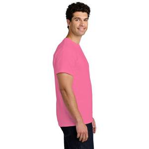 เสื้อยืดคอกลมแขนสั้นผ้าฝ้าย100% สำหรับผู้ชายเสื้อยืดคอกลมแขนสั้นผ้าฝ้ายหนัก - Product Image 5