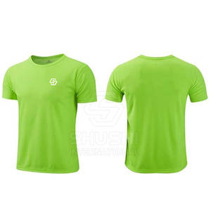 T-shirt en coton tricoté 100% respirant à séchage rapide, écologique, pour homme, avec logo personnalisé, marque privée, vêtements d'été 2025, fabrication sur mesure - Product Image 1