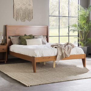 Muebles de Madera para Dormitorio Nórdico, Cama King Size Moderna con Gran Capacidad de Almacenamiento - Product Image 3