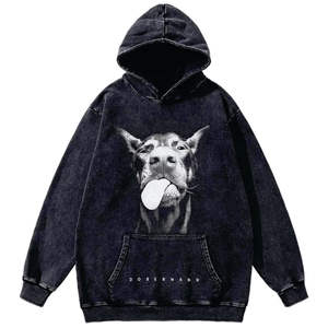 Sweat-shirt à capuche pour femmes, vente chaude, poids lourd, logo personnalisé, gaufrage, sweat-shirt à capuche pour hommes, broderie personnalisée, impression sur écran - Product Image 4