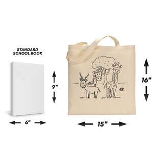 Sac fourre-tout noir de niveau avancé pour enfants, idéal pour le coloriage et la peinture, sacs à bandoulière et sacs messager pour étudiants - Product Image 2