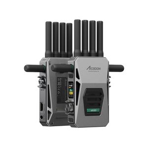 Excelente Recomendación: Sistema de Transmisión y Recepción de Video Inalámbrico/SDI Master 4K Metal 60P/25ms Tri-Banda (2.4/5/6GHz) Móvil - Product Image 3