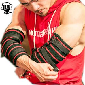 Manchons de coude en néoprène avec logo personnalisé, épaisseur 7 mm + 5 mm, pour la musculation, le powerlifting - Soutien de compression, équipement de gym - Product Image 5