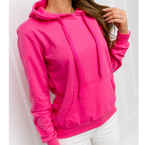 ชุด2ชิ้นโอเวอร์ไซส์แฟชั่นสำหรับผู้หญิงกางเกงวิ่งไหล่กันรอยยับไม่ยับและสเวตเชิ้ตลายพื้นเสื้อมีฮู้ด - Product Image 4