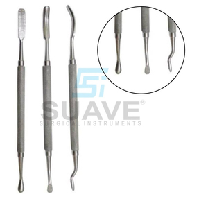 ชุดตะไบกระดูกทันตกรรมแบบคู่สำหรับใช้ผ่าตัดฟันทำจากสเตนเลสสตีลใส่สบาย - Product Image 4