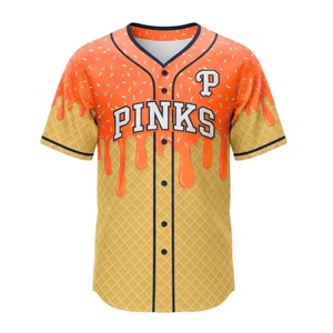 Best Selling Custom <b>Baseball</b> Uniform Jersey for Adults Short Sleeve 100% Polyester Sublimated Printing Team Numbers Slim Fit - Product Image 1