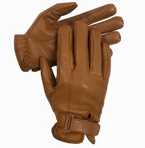 Equestrian Horse Riding Leather Full Finger Gloves Durable Non <b>Slip</b> Grip Breathable Comfortable Training Competition Daily - Product Image 1