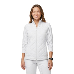 Chaquetas Quilted de Forro Polar para Uniformes Hospitalarios, Cierre Completo, Abrigo Térmico, Precio al por Mayor, Directo de Fábrica - Product Image 1