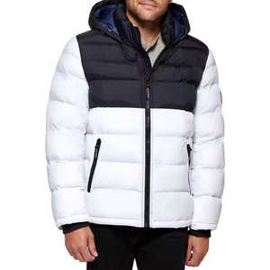 Venta caliente Puffer Chaquetas de los hombres chaquetas de invierno de alta calidad de peso pesado de fabricación personalizada Servicio OEM Puffer con capucha - Product Image 1