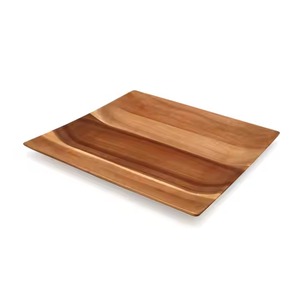 ถาดไม้ไผ่พรีเมี่ยมพร้อมที่จับด้านข้างเหมาะสำหรับอาหารเช้าบนเตียงชาหรือใช้ในครัว - Product Image 3