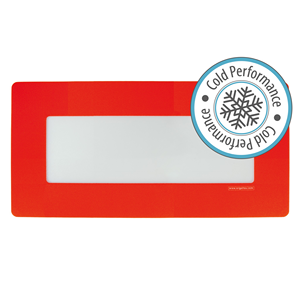 LongLife Clear CP - Marcatura del Pavimento Finestra del Pavimento, autoadesivo 1/2 DIN A4, Rosso, 10 pz. / Confezione.- LGCP-KL - Product Image 1