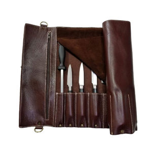 Bolsa de Almacenamiento para Cuchillos de Cuero Resistente con Diseño Protector para Uso en el Hogar y Viajes, Opciones Personalizables - Product Image 5