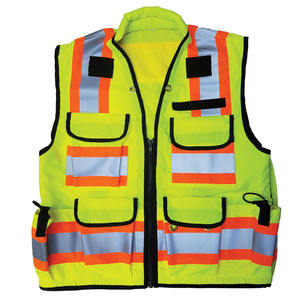Gilet de sécurité réfléchissant pour hommes OEM, vêtements de travail haute visibilité, veste de sécurité, gilet de sécurité robuste pour hommes - Product Image 1